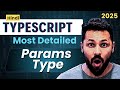 TypeScript Hindi Tutorial #17 Function Params Type in TypeScript