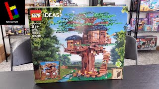 Brickitect Unboxes LEGO Ideas Treehouse 21318