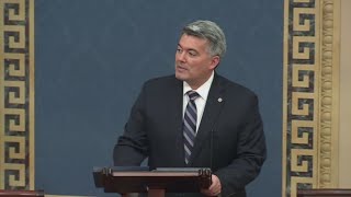 Colorado Sen. Cory Gardner Delivers Farewell Remarks On Senate Floor