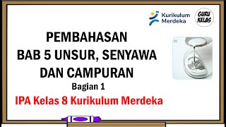 BAB 5 UNSUR SENYAWA DAN CAMPURAN - Bagian 1 (IPA Kelas 8 Kurikulum Merdeka)