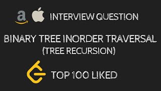 Leetcode - 94 Binary Tree Inorder Traversal | Recursion | Python ( Code explanation)