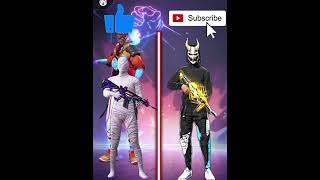 PUBG Vs Free fire choice karo PUBG Like Vs Free fire subscribers