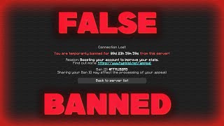 GETTING FALSE BANNED ON HYPIXEL :D