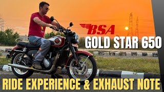 BSA Gold Star 650 | NO SPEC SHEET , PURE RIDE EXPERIENCE