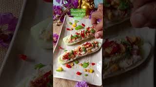 Cucumber Hung Curd Boats #shorts#viral