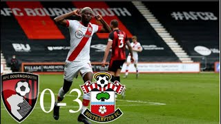 Bournemouth 0-3 Southampton • Djenepo And Redmond(2) Send Southampton To The Quarter Finals - Review
