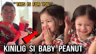 BABY PEANUT KILIG SA BIGAY NA RED ROSES NI LUIS MANZANO NGAYONG VALENTINES DAY