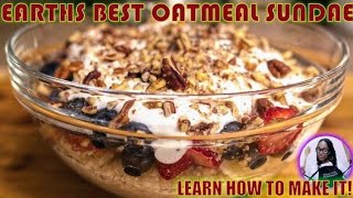 Simple and healthy Oatmeal with Greek Yogurt