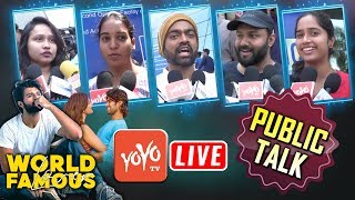 LIVE: World Famous Lover Public Talk | World Famous Lover Movie Review | Vijay Devarakonda | YOYO TV
