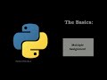 Multiple Assignment in Python | Declaring, Assigning multiple Variables Python basics with Mr.J Ep_3