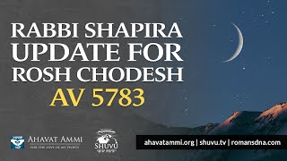 update for Rosh Chodeah Av!