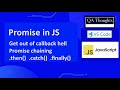 JavaScript Promises Explained: .then(), .catch() & Promise Chaining | QA Thoughts