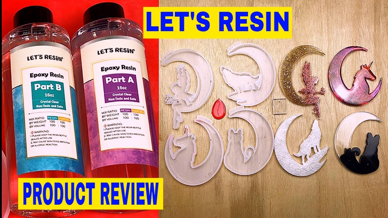 LET'S RESIN - Product Review 1-1 Epoxy Resin And Molds - YouTube