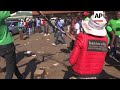 Angry opposition supporters protest parliamentary results in central Harare