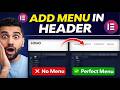How to Add Navigation Menu in Elementor (WordPress Menu Tutorial 2026)