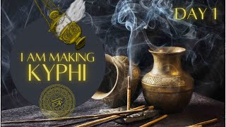 I AM MAKING KYPHI an Ancient Egyptian Temple Incense