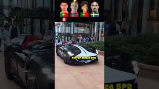 Ronaldo VS Zlatan VS Haaland VS Ronaldo Jr | Car Riding😳