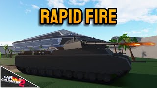 Rapid Fire P1000 Ratte Bug In Car Crushers 2