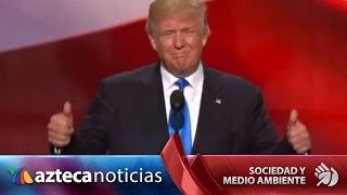 Trump es oficialmente el candidato republicano a la Presidencia de EU