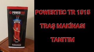 POWERTEC TR 1515 TRAŞ MAKİNASI \u0026 TANITIM