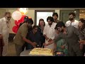 Celebrations at mega house  Mega Blessings to Game Changer Pawan Kalyan   JanaSena Party