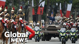 Bastille Day 2021: Macron leads France's traditional military parade
