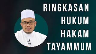 Dr MAZA - Ringkasan Hukum Hakam Tayammum