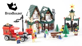 Lego Creator 10222 Winter Village Post Office - Lego Speed Build