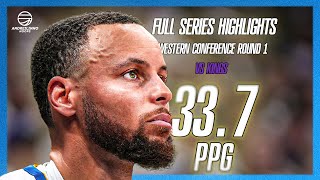 Stephen Curry Full Series Highlights vs Kings ● 2023 WC Round 1 ● 33.7 PPG! ● 1080P 60 FPS