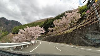 20210403 国道139号 大月市高月橋入口交差点→奥多摩町深山橋交差点