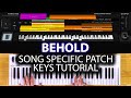 Behold MainStage patch keyboard tutorial- Phil Wickham