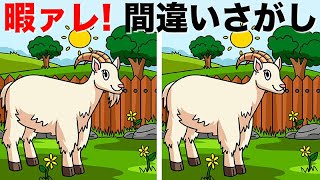 【間違い探しクイズ】老化防止に日々の脳トレは欠かせません！イラストの3つのまちがい探しで集中力強化と注意力向上 | アハ体験でスッキリしましょう | YouTube動画で脳トレ！【脳トレ】