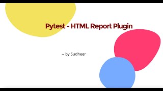PyTest HTMLReport Plugin