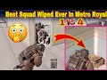 1000% IQ Full level 6 Squad Wiped in 30 seconds💪 - Pubg Metro Royal gameplay