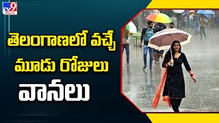 తెలంగాణలో వచ్చే మూడు రోజులు వానలు | Heavy Rains in Telangana - TV9