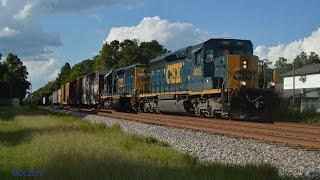 HD: CSX 4005 leads CSX Q455-23 in Hilliard, FL