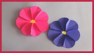 DIY Very Easy and Simple Paper Flowers