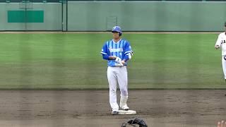 2019年2月17日 練習試合 巨人 ー 横浜DeNA 中井選手 右中間へのタイムリーヒット 【Yokohama db専用動画 無断複製・転用禁止】