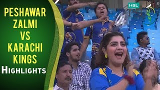 Match 19: Peshawar Zalmi vs Karachi Kings - Highlights
