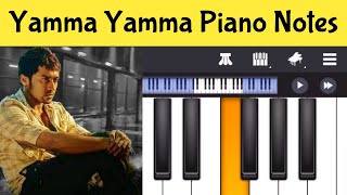 Yamma Yamma Piano Notes | Tamil Songs Piano Notes