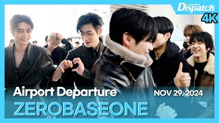 ZEROBASEONE, Incheon International Airport DEPARTURE