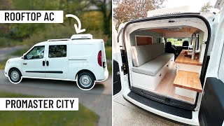 DECKED OUT MICRO CAMPER | FULL TOUR | Promaster City