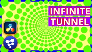 Creating INFINITE TUNNEL in DaVINCI RESOLVE FUSION FUSION MOTION GRAPHICS AND ANIMATION RAKSHIT JAIN