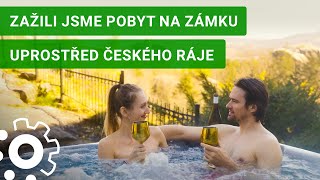 Relaxace na zámku Hrubá Skála: polopenze, masáž, wellness i vstup na vyhlídku