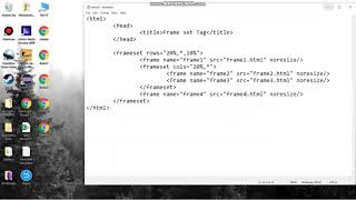 Frames with HTML Part 2