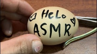 Raw egg peeling challenge : ASMR Live #223