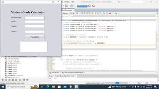 Student Grade Calculator Using Java Netbeans