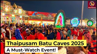 Thaipusam Batu Caves 2025: Kavadi, Urumi Melam \u0026 Spiritual Spectacle – A Must-Watch Event!