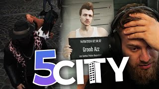 JAPCZAN | GROOB AZZ MELDUJE SIĘ NA 5CITY - TRAFIŁEM DO WIĘZIENIA | GTA RP #1