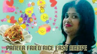 ବଳିଥିବା ଭାତ କୁ  ମୁଁ  ଖାଇଲି 🤭😭😭😭####paneer fried rice#